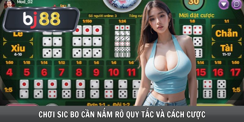 Chơi Sic Bo cần nắm rõ quy tắc và cách cược